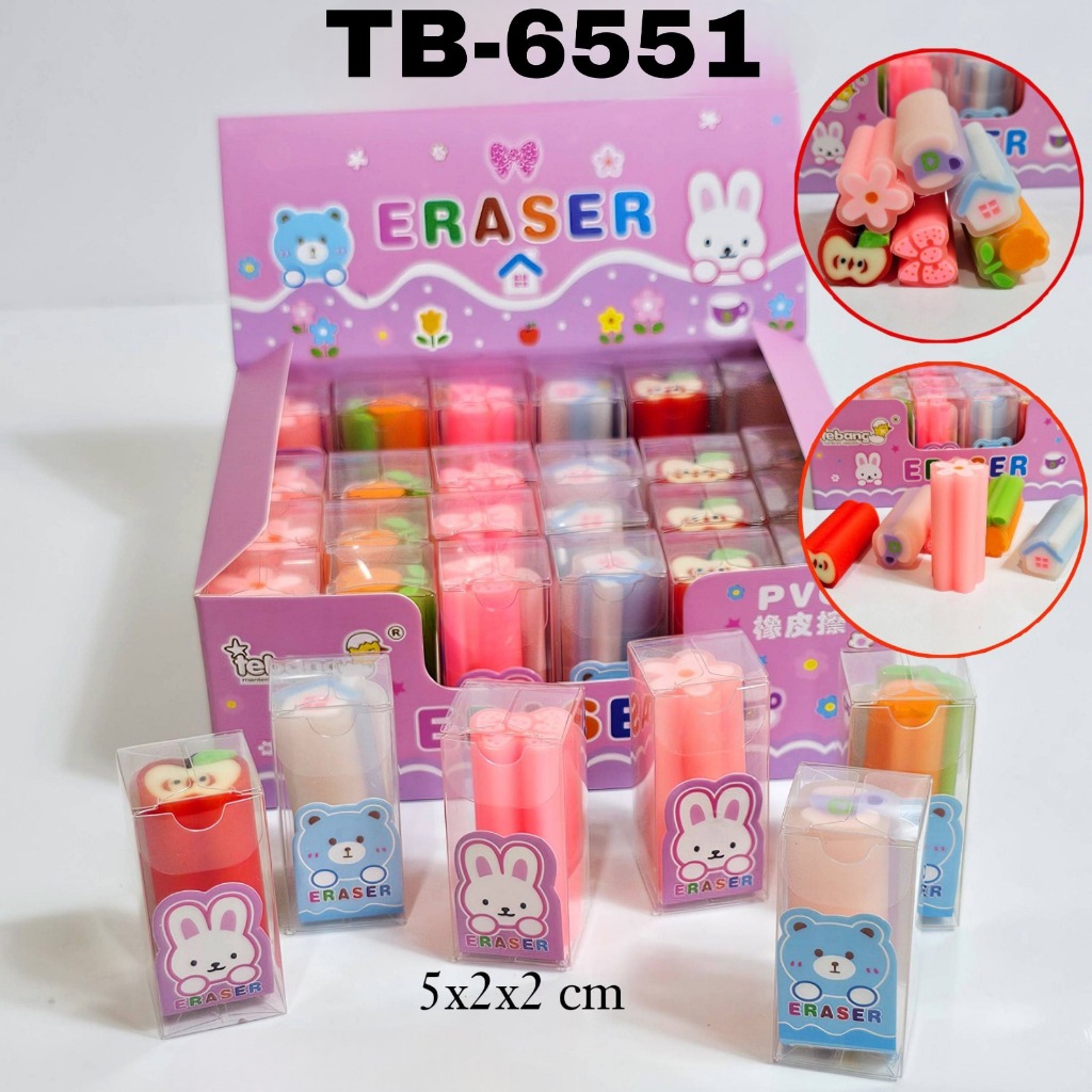 

Penghapus Fancy TB panjang transparan/Setip/stip