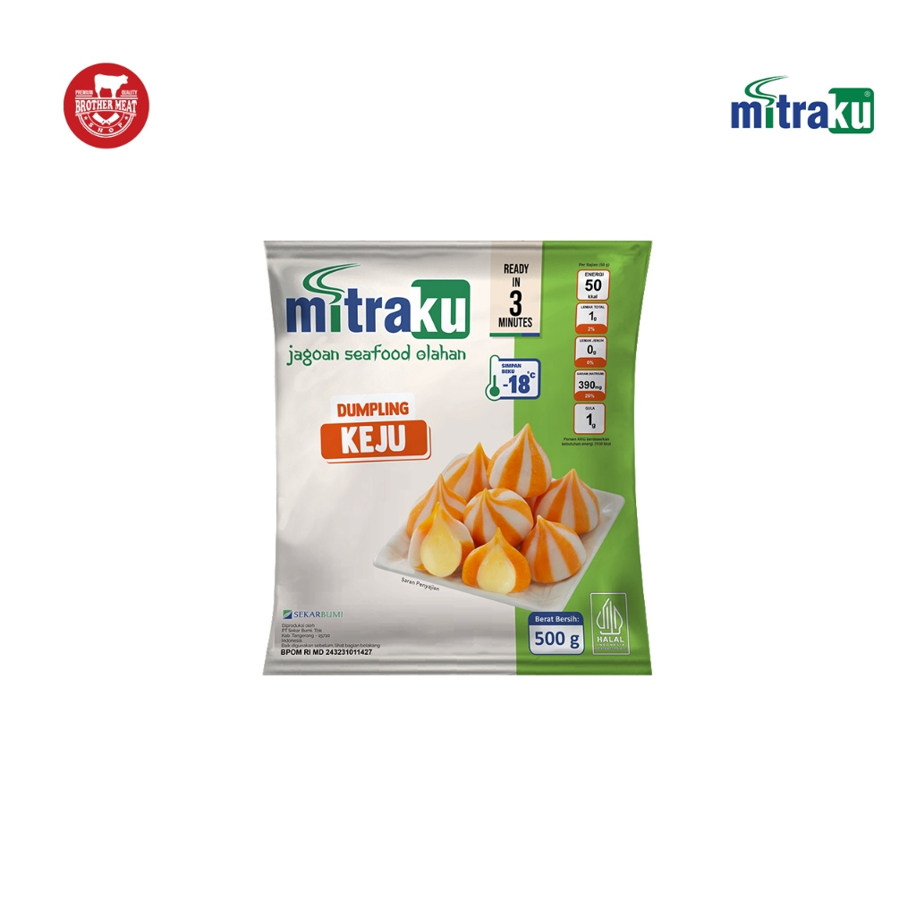 

Mitraku Dumpling Keju 500gr - Brothermeatshop