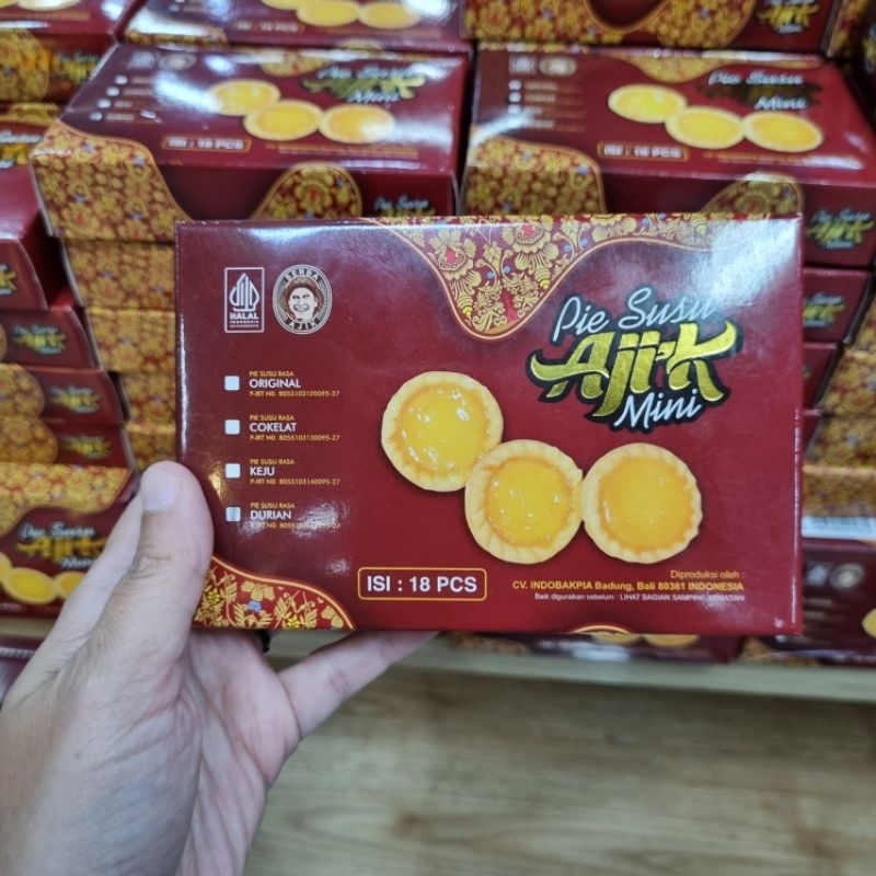 

PIE SUSU AJIK MINI ISI 18 PCS. OLEH OLEH KRISNA BALI