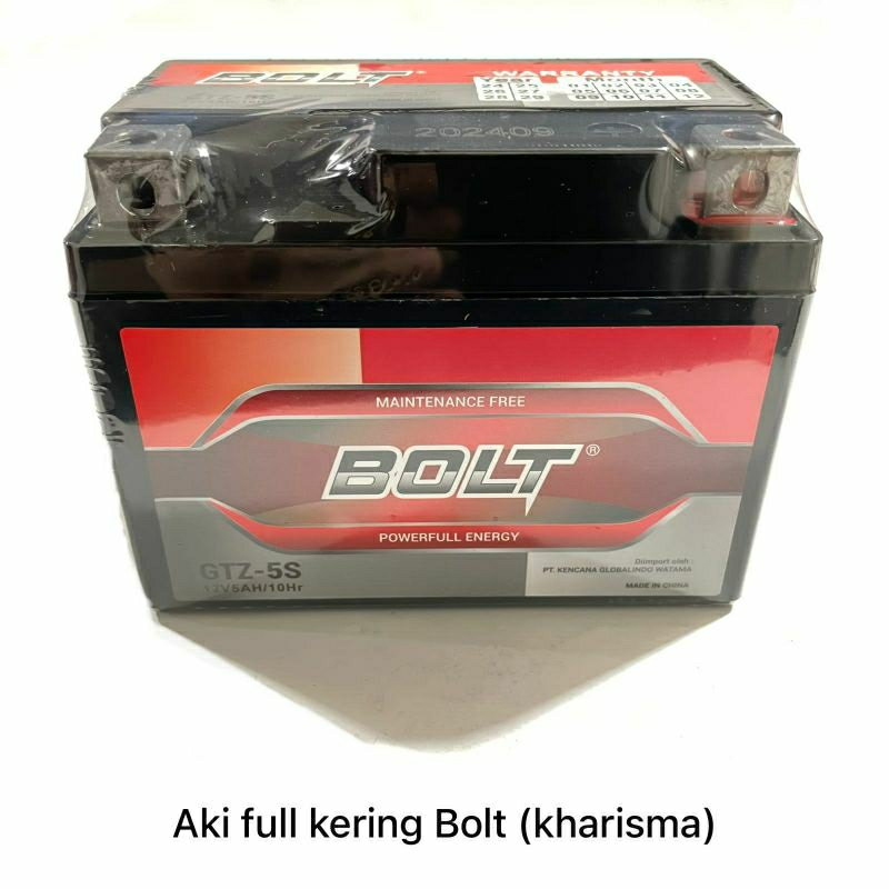 Aku Kering Honda karisma beat Supra 125 aki 5A 12volt