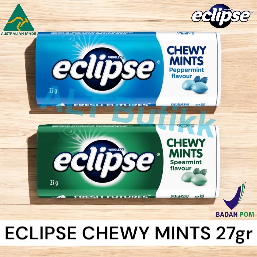 

ECLIPSE CHEWY MINTS CANDY 27 GR | PERMEN MINT LUNAK | AUSTRALIA