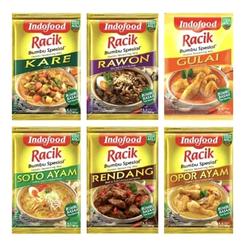 

Indofood Racik Bumbu Spesial Kare/Rawon/Ayam Goreng Mentega