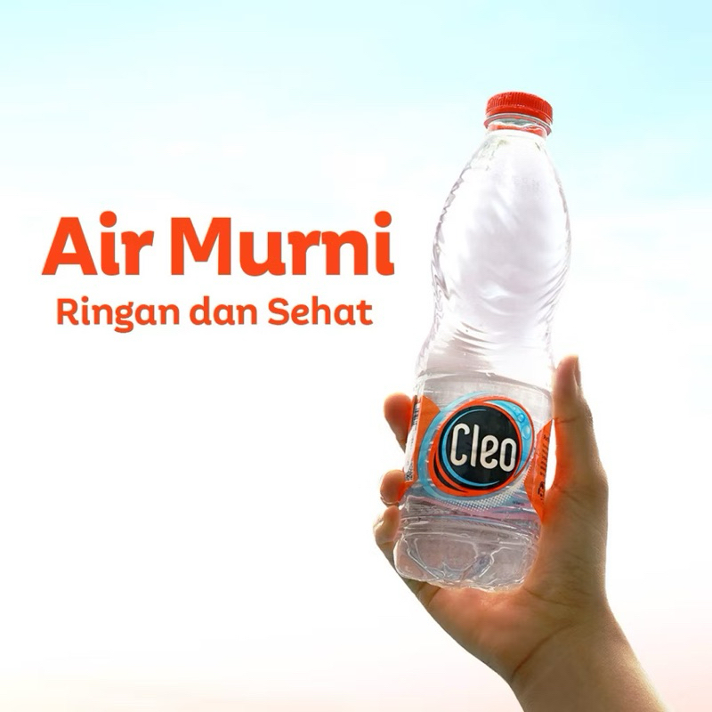 

AIR MINUM CLEO 550ML ISI 24BOTOL AIR MINERAL CLEO