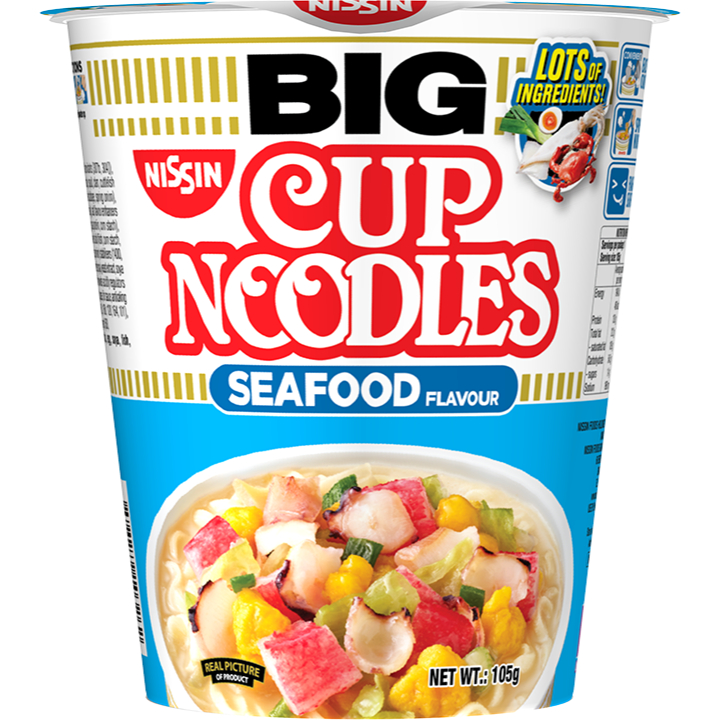 

Nissin BIG Cup Noodles Seafood Flavour