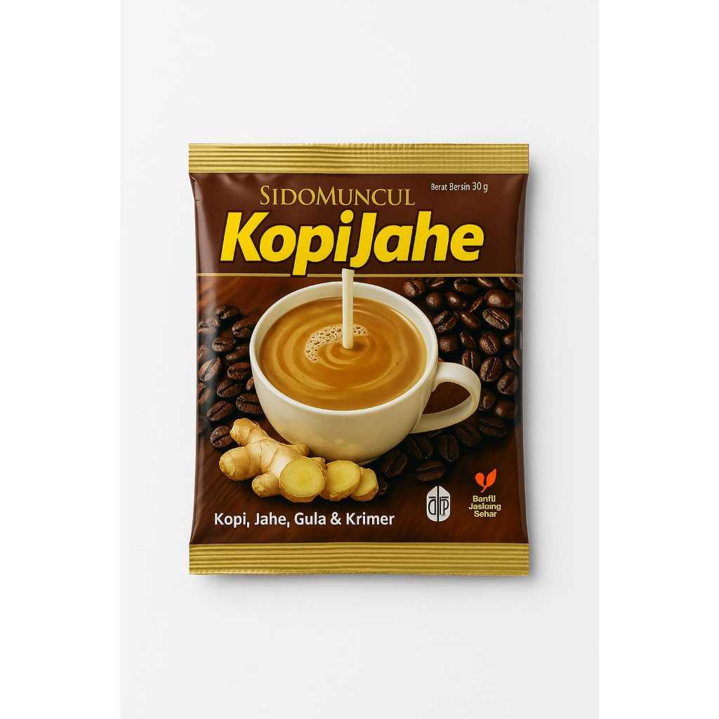 

KOPI JAHE SIDOMUNCUL 1 SACHET KOPI JAHE GULA KRIMER