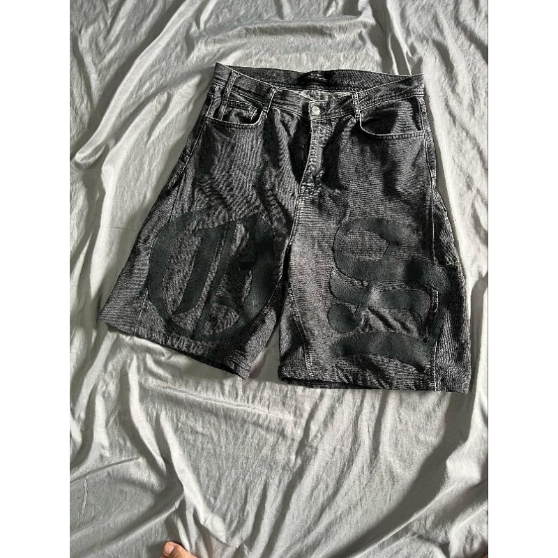 jorts zara reworked patch