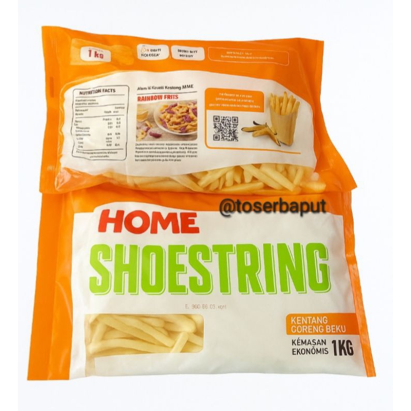 

Home Shoestring kentang 1kg / FROZEN FOOD