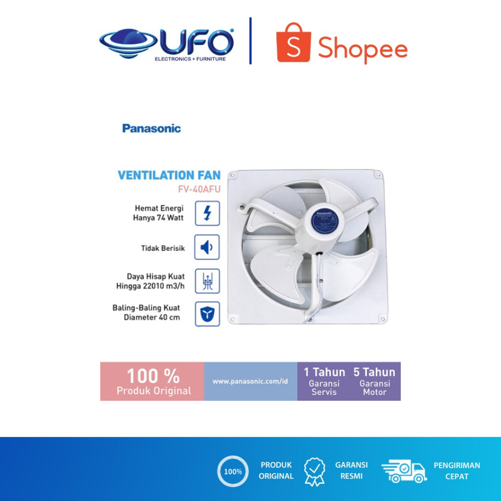 PANASONIC EXHAUST FAN 16 INCH FV40AFUW
