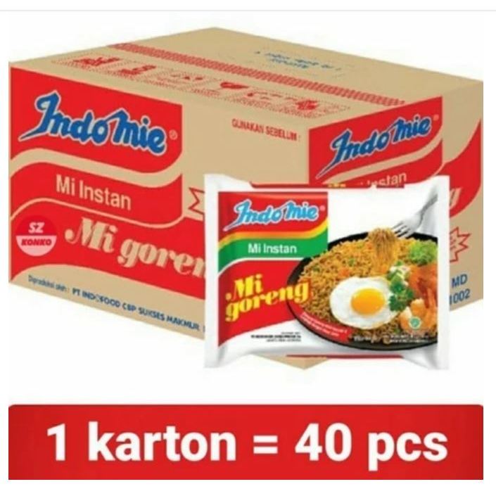 

INDOMIE GORENG 1 DUS ISI 40 PCS