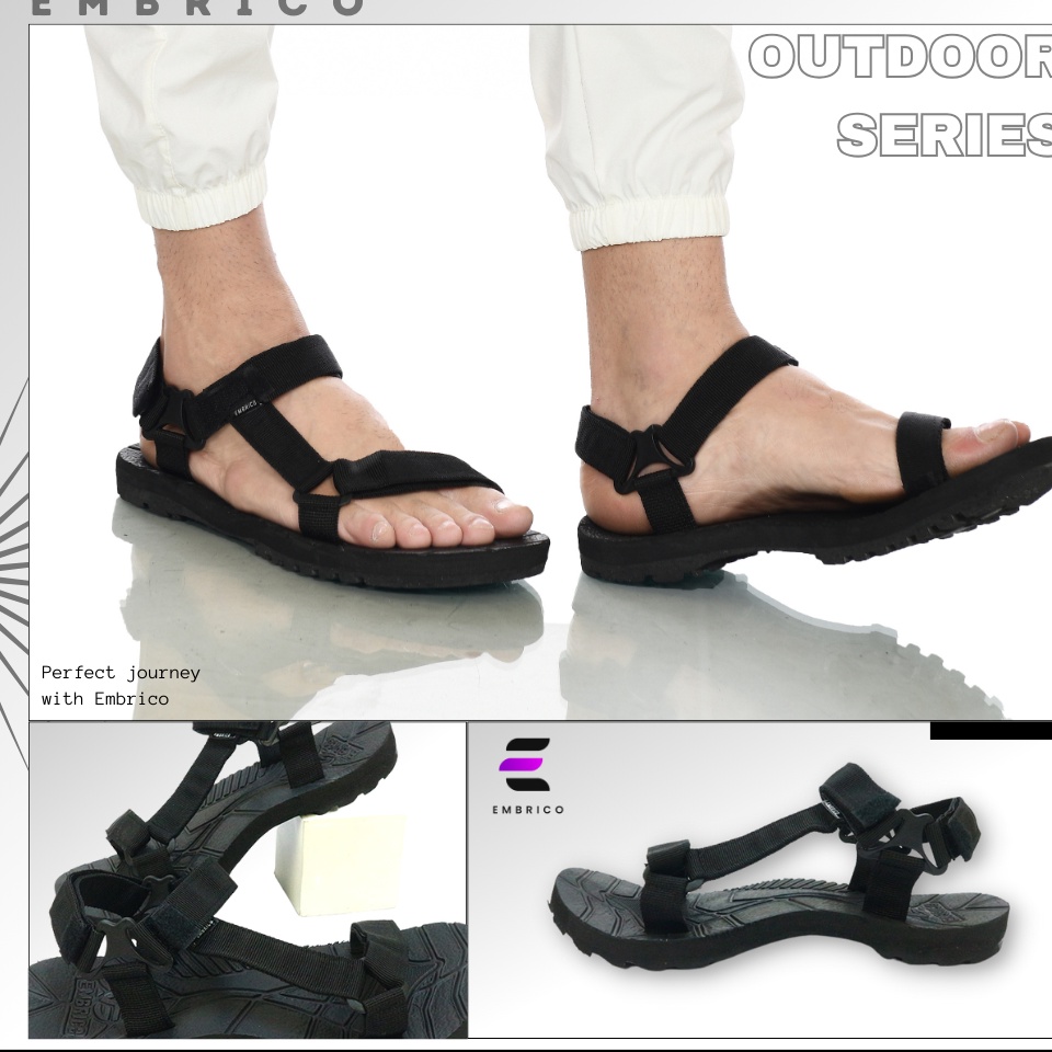 LANGSUNG KIRIM Sandal Gunung Sendal Pria Jumbo Sandal Pria Outdoor Sandal Jepit Gunung Sandal Gunung