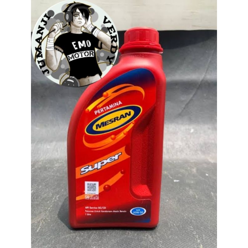 oli mesran super 1  liter