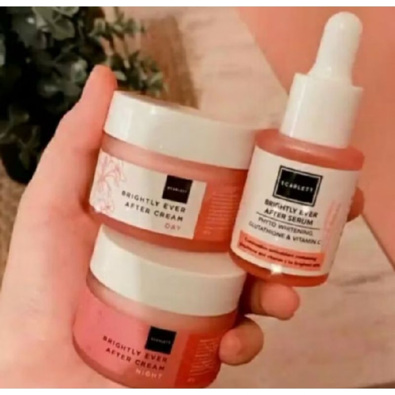 Ready Paket 3in1 Scarlett Whitening Brightly After Ever Series Paket Lengkap Skincare Untuk Mencerah