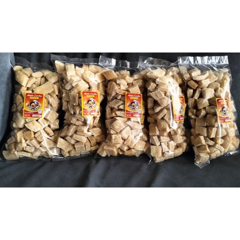 

Paket 5 bungkus JUMBO kerupuk rambak tahu original rasa terasi udang bawang