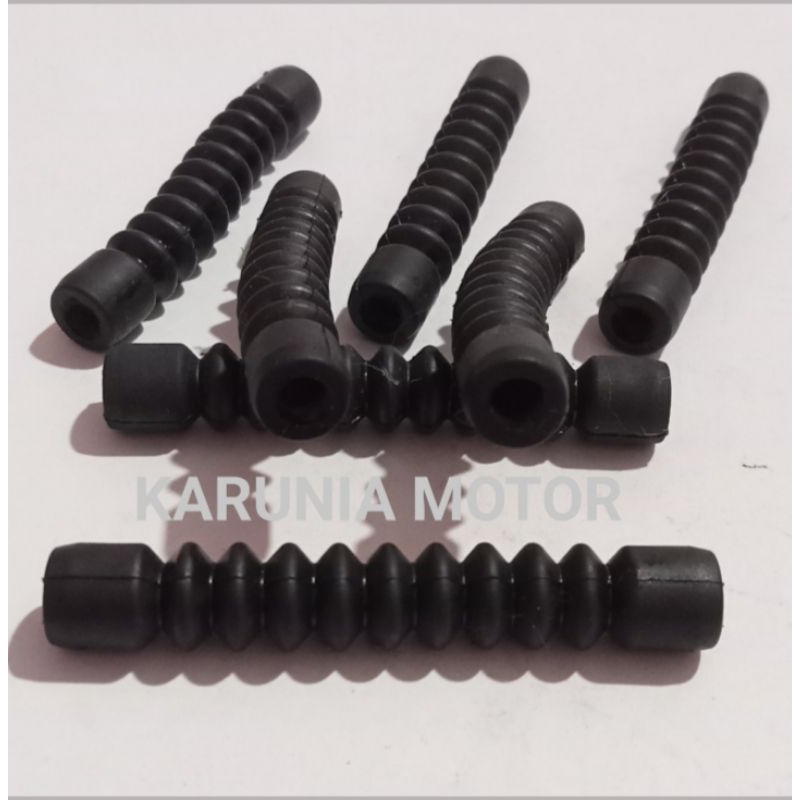 karet kabel rem belakang universal / Karet pelindung kabel rem /Karet cacing kabel rem