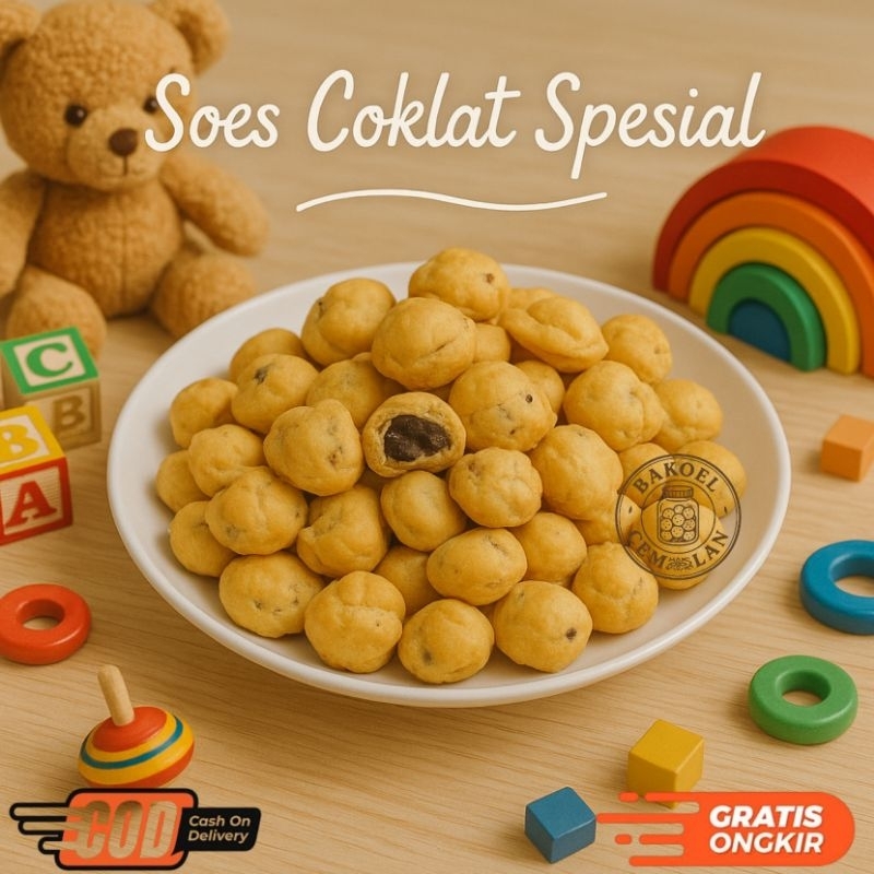 

Soes Coklat Kue Soes 100gr 250gr 500gr