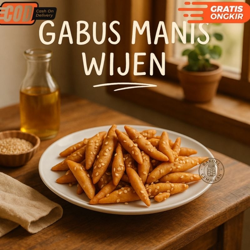 

Gabus Keju Gabus Manis Wijen Gula Aren 100gr 250gr 500gr