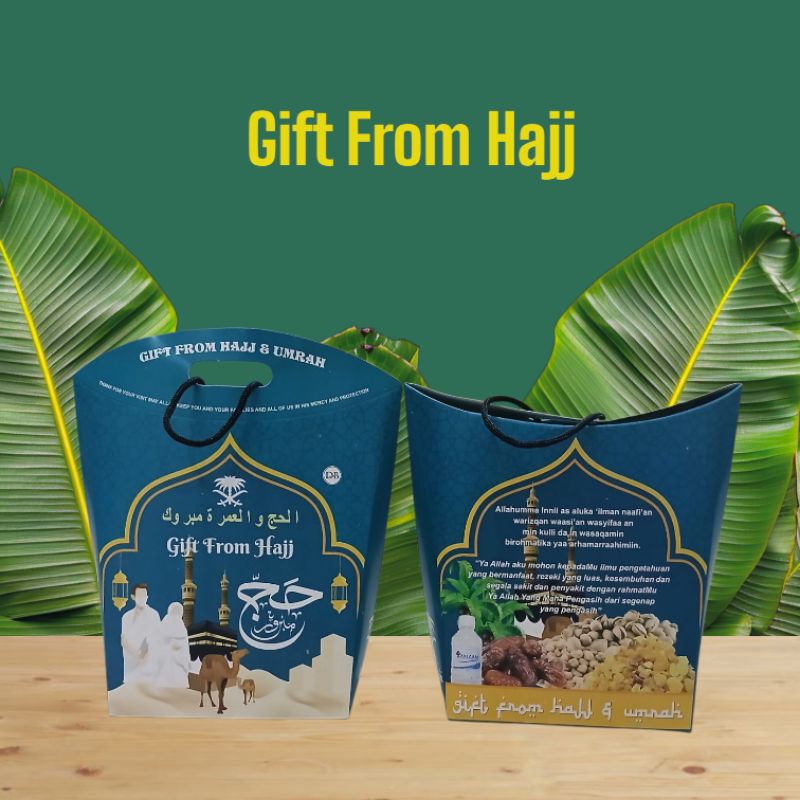 

iDk90 Dus Gift From Hajj 1 pk Isi 50 pcs l Dus Kemasan Oleh Oleh Hajj 1pk isi 50 pcs