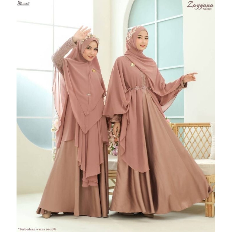 ZAYYANA DRESS BY HASNALIYA ORI (READY STOK)