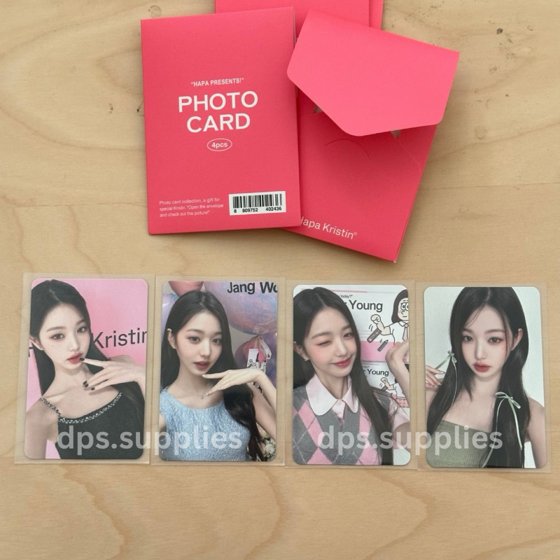 IVE PHOTOCARD - WONYOUNG  - HAPA KRISTIN ROUND 4 POB BENEFIT PC