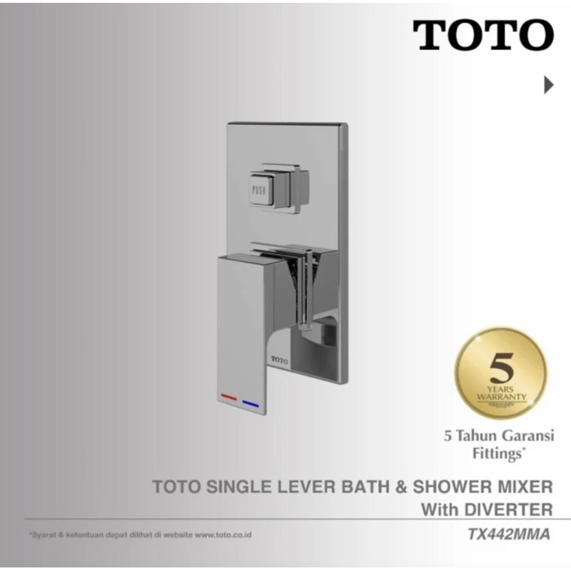 KRAN TANAM MIXER W/ DIVERTER TOTO TX442MMA