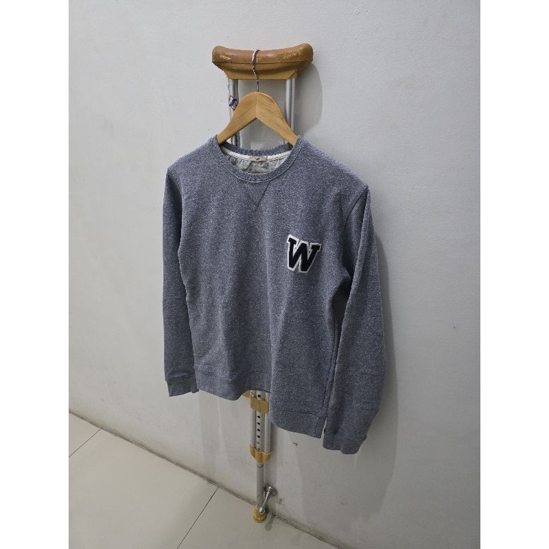 Wrangler Sweater dark grey men. vintage Edition. 100% original. Size S. baju lengan panjang pria mer