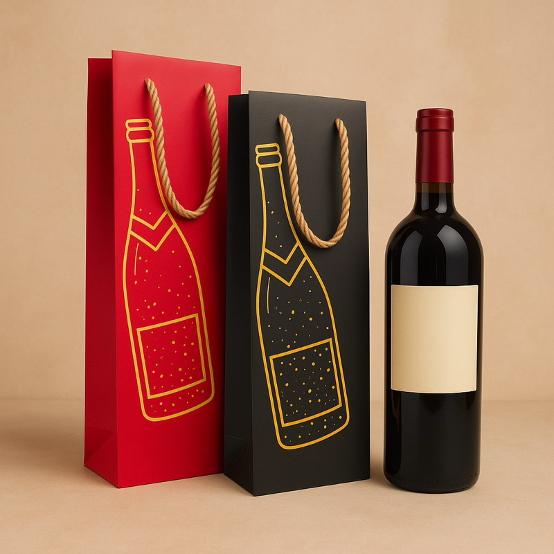 

Scoop Kantong Kertas / Paper Bag Botol Wine 36x12.5x8.5cm 71301300