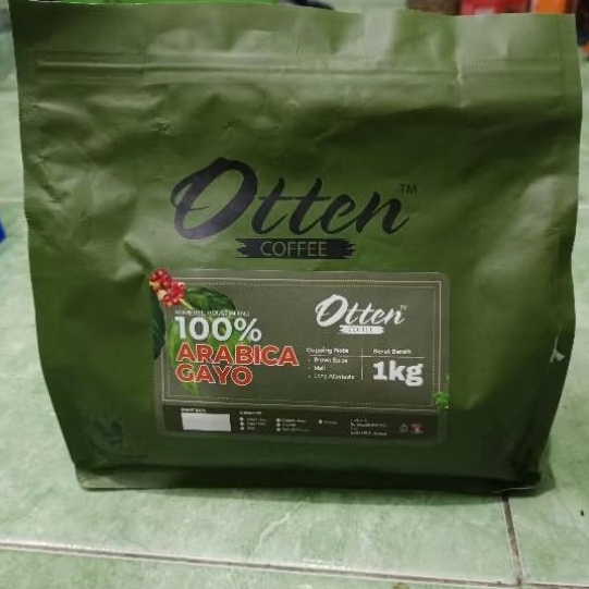 

Kopi Biji Arabica Gayo by otten coffee full arabika repack 200gr premium quality