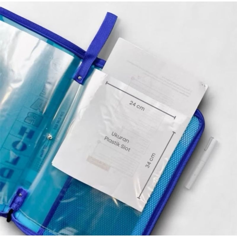 Topla Clear Holder 555 Dokumen keeper Resleting Map ijazah rapor ukuran F4 isi 10/20/40/60