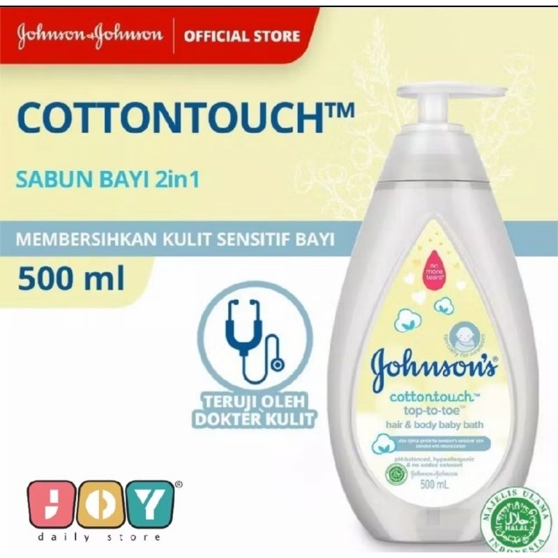 Johnson's Cottontouch tap-to-toe 500ml