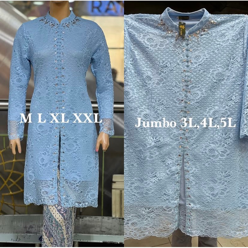 ATASAN KEBAYA TUNIK BRUKAT JUMBO / KEBAYA BRUKAT BUSUI