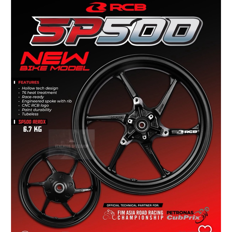 Velg RCB Racing Boy SP500 Yamaha Aerox
