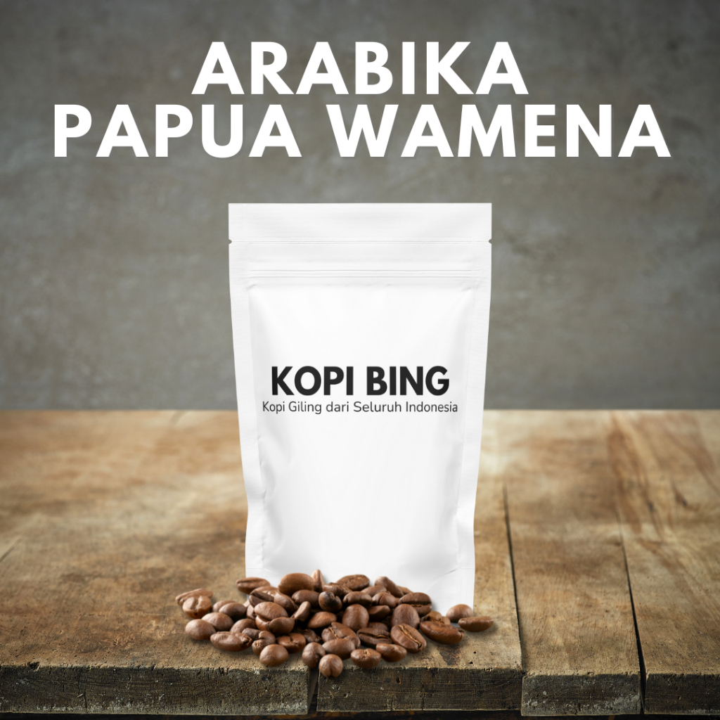 

Arabika Papua Wamena. Kopi Bing Arabika 250gr