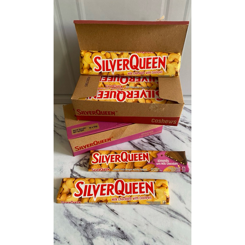 

Silverqueen chocolate almond & cashew 55gr