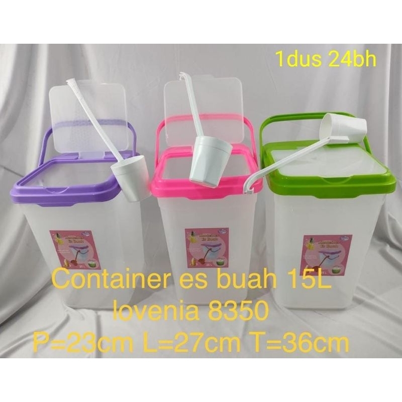 Container es buah 15 liter