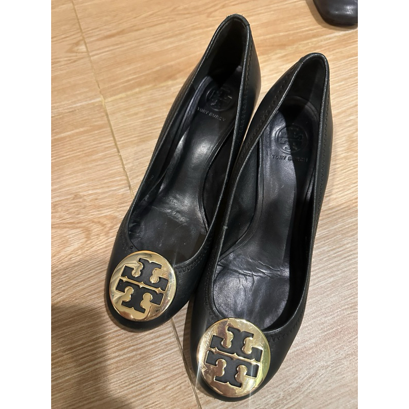 Preloved Sepatu Tory Burch Wedges Original 100%