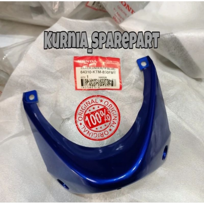 Cover body mesin honda supra X125 old Biru 64310-KTM-850FMT