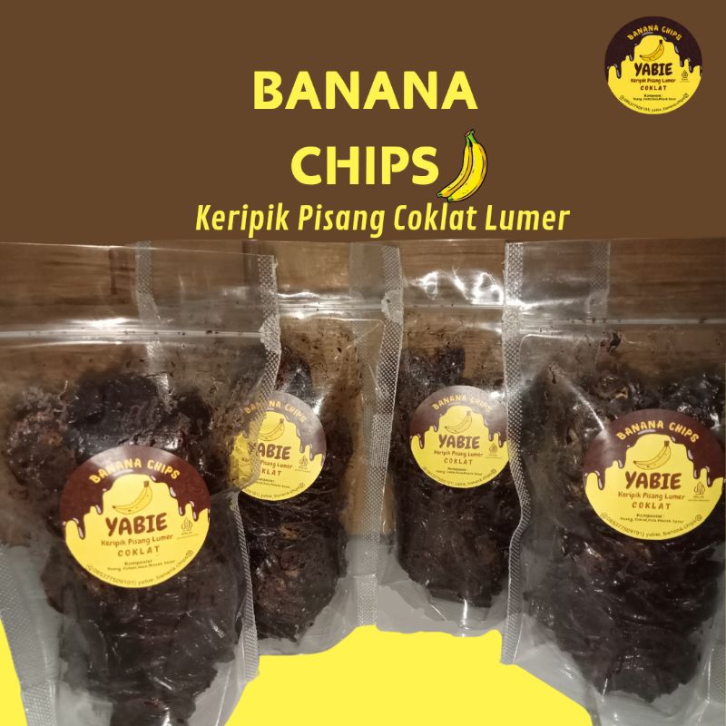 

10 PCS Keripik Pisang Coklat Lumer Grosir untuk dijual lagi