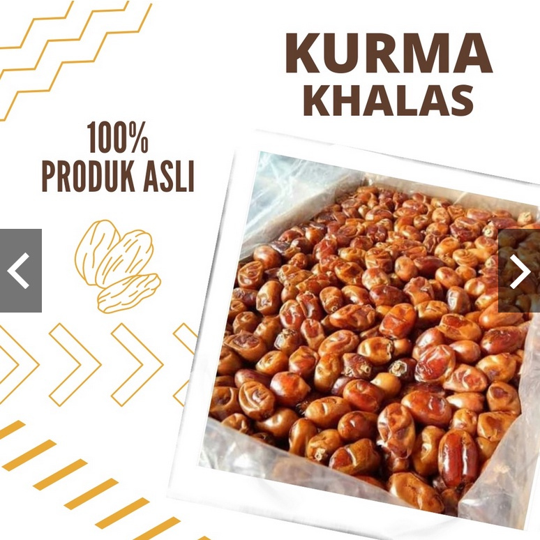

Kurma Khalas Saad kemasan 10 kg