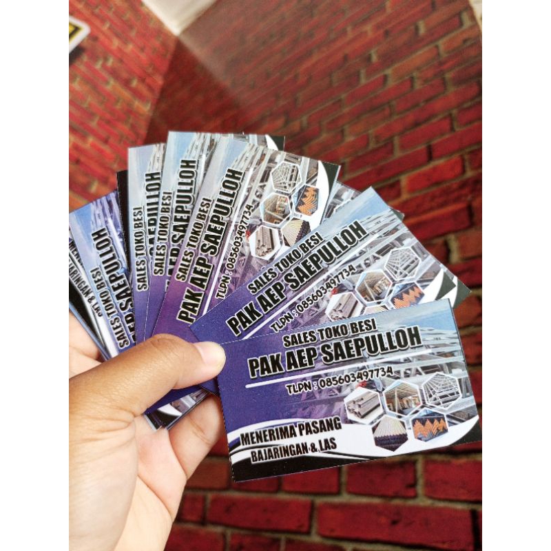 

Kartu Nama + Box isi 100 pcs