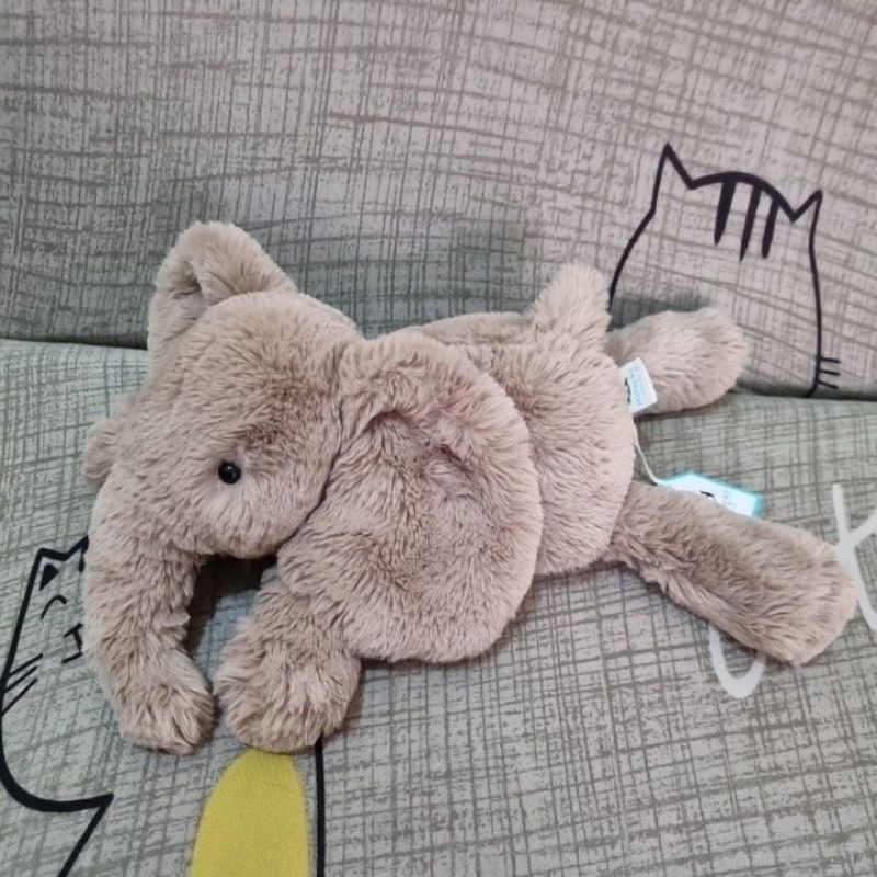 Smudge Elephant medium by jellycat New without Tag