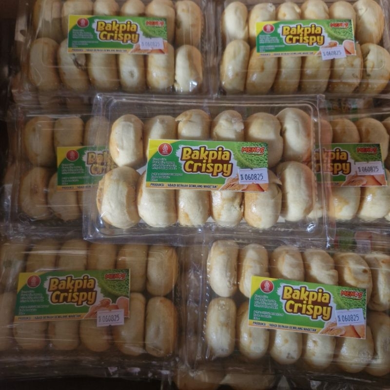 

Bakpia Kacang Hijau Crispy Kering 350gr | Camilan Khas Jogja Enak Manis Lezat
