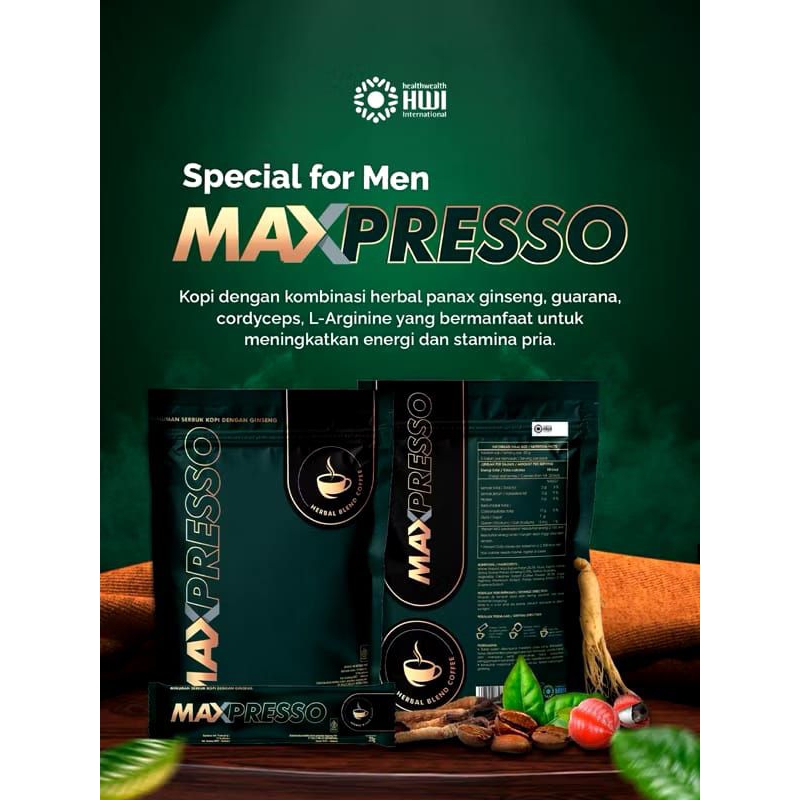 

[1 SC ORI] MAX PRESSO HWI KOPI GINSENG KHUSUS PRIA DEWASA