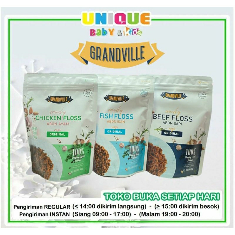 

Grandville Abon Mpasi Bayi Variant Sapi Ayam Ikan 100g