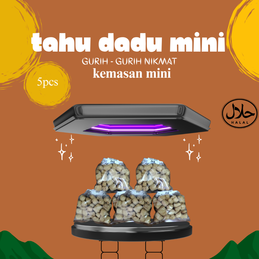 

Tahu Dadu Mini ORIGINAL Paket 5 Pcs - By SEBLAK BAGENYEL