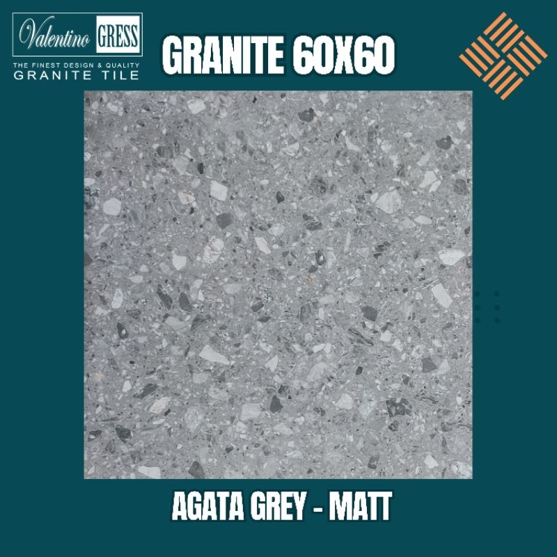 GRANITE 60X60 AGATA GREY | MATT
