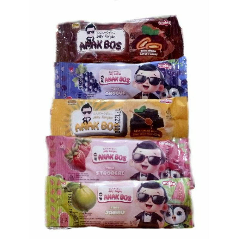 

JELLY GUM Konjac ANAK BOS 480g