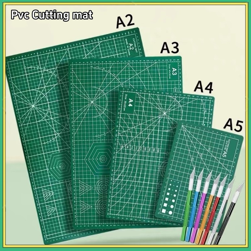 

A1 A2 A3 A4 Alas Potong Kertas Cutting Mat Serba Guna dua sisi Cutting Pad Double-sided Self-Healing