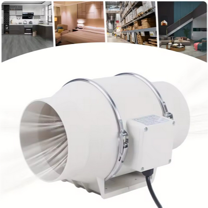Exhaust Fan Blower Kipas Penghisap Asap Dapur 4/6/8 Inch Daya Hisap Tinggi