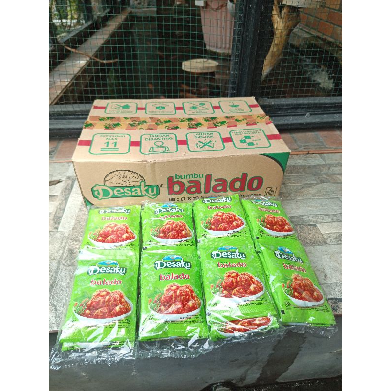 

Desaku Bumbu Balado Sachet 1 Dus = 12rtg 120 Sachet