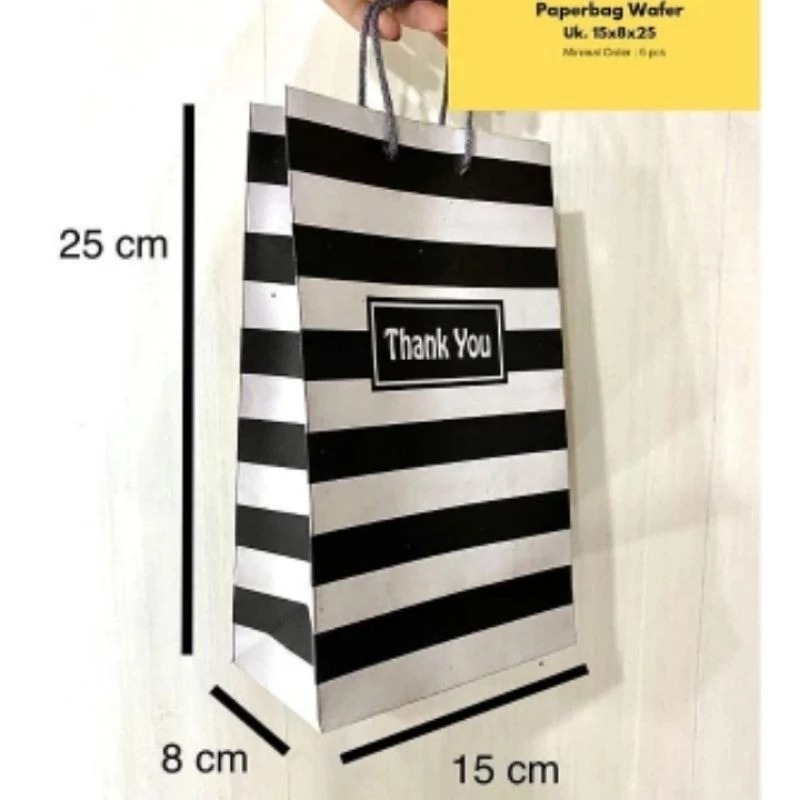 

PAPER BAG MOTIF ZEBRA UK 15x8x25